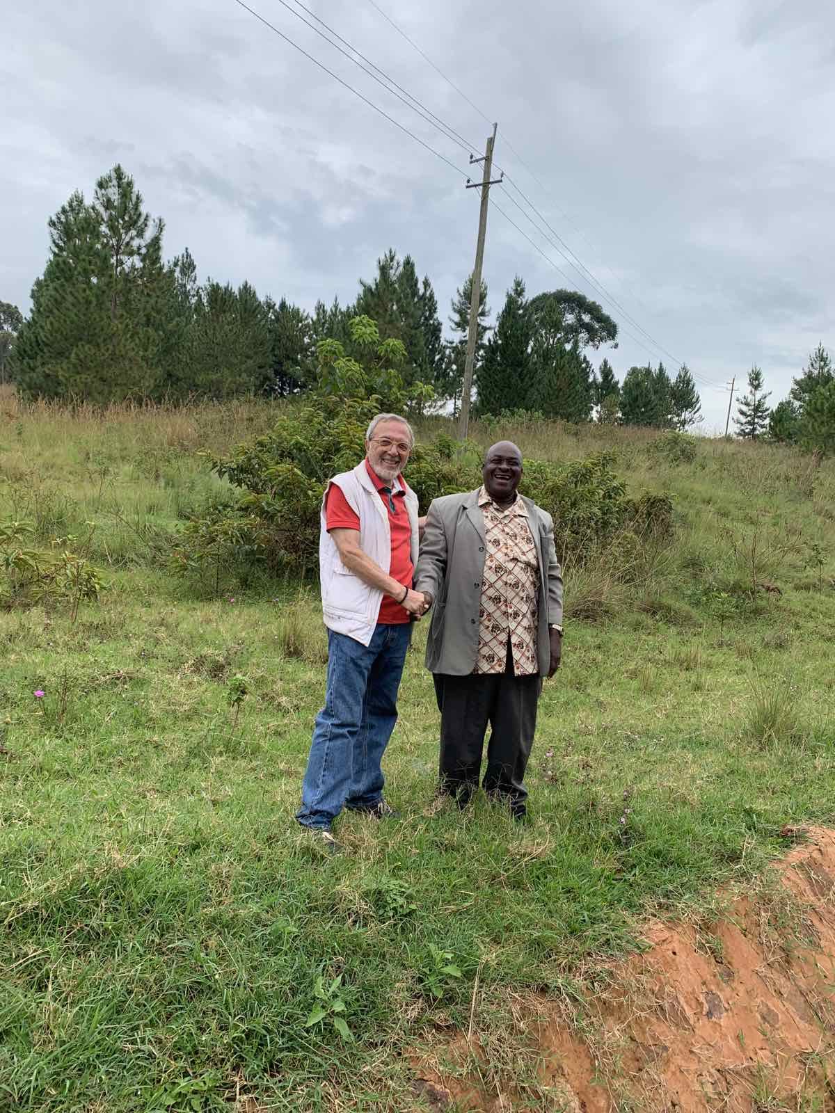 Onsite of the HFS land with the contractor